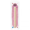 Junior Veined Double Header Bender - 12 in. White - Just Orgasmic