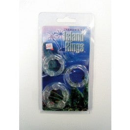 Silicone Island Rings Clear - Just Orgasmic
