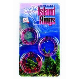 Silicone Island Rings Clear - Just Orgasmic