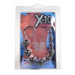 X-10 Beads Black - Just Orgasmic