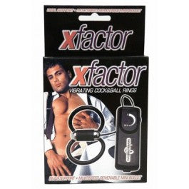 Xfactor Vibrating Cock and Ball Rings - Just Orgasmic