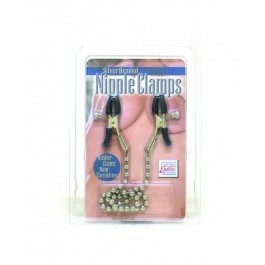 Nipple Clamps Silver Beaded - Just Orgasmic
