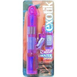 Rabbit Exotik Waterproof Vibe Purple - Just Orgasmic