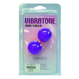 Vibratone Duo Balls Unisex Purple - Just Orgasmic