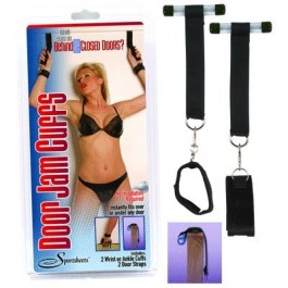Door Jam Cuffs - 4 Pc - Just Orgasmic