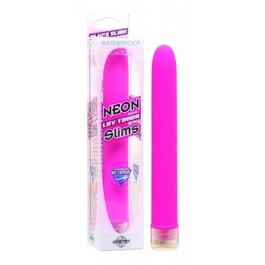 Neon Luv Touch Slims Slimline Pink - Just Orgasmic