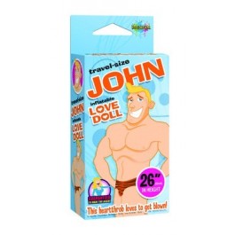Travel Size John Blow Up Doll - Just Orgasmic