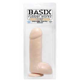 Basix Dong Big 7in. Flesh - Just Orgasmic