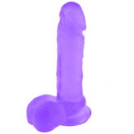 Crystal Jellies 6 in. Ballsy Cocks w/ Suction Cup Base - Just Orgasmic