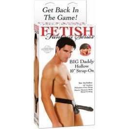 Fetish Fantasy Big Daddy Hollow Strap On 10 in - Just Orgasmic