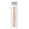 Basix Double Dong 12in. Flesh - Just Orgasmic