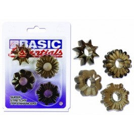 Basic Essentials Set of 4 Rings - Just Orgasmic