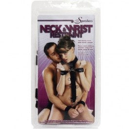 Neck and Wrist Restraint - Just Orgasmic
