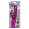 Ringed Pulsating Rabbit 7 Function G Spot Head Pink - Just Orgasmic