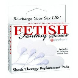 Fetish Fantasy Shock Therapy Replacement Pads x 12 pieces - Just Orgasmic
