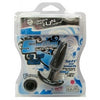 Smiling Butt Plug 3.5in / 8.9cm Silicone Black - Just Orgasmic