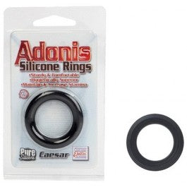 Caesar Silicone Ring - Black - Just Orgasmic