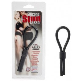 Silicone Stud Lasso - Black - Just Orgasmic
