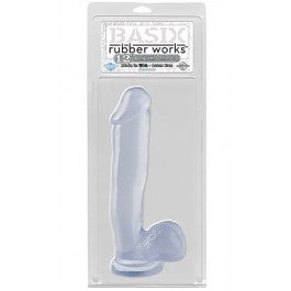 Basix Dong w/Suction Cup 12in. - Just Orgasmic