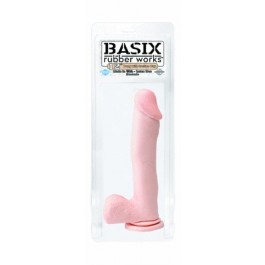 Basix Dong w/Suction Cup 12in. - Just Orgasmic