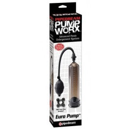 Pump Worx Euro Pump Black - Just Orgasmic
