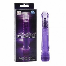 Lighted Shimmers LED Glider - Purple - Just Orgasmic