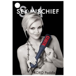 Sex & Mischief XOXO Paddle Black - Just Orgasmic