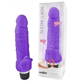 Silicone Classic Clit Stimulator 035 Seven Function Purple - Just Orgasmic