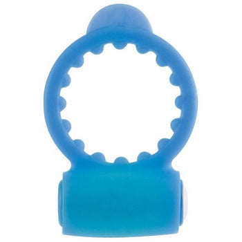 Neon Cock Ring Blue - Just Orgasmic