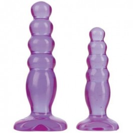 Crystal Jellies Anal Delight 2 pc Trainer Kit - Just Orgasmic