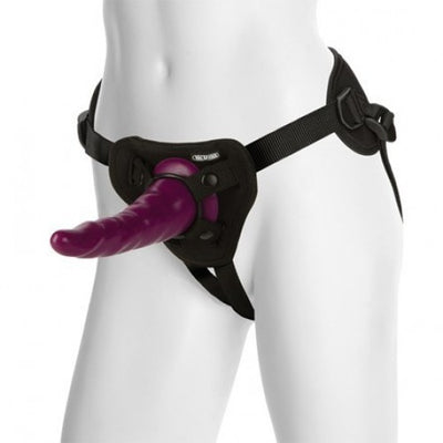 Vac U Lock The Beau with Supreme Harness Dark Purple - Just Orgasmic
