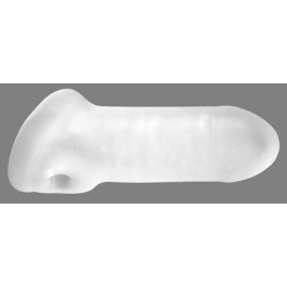 Fat Boy Extender Sport 6.5 in. - Frosted Clear - Just Orgasmic