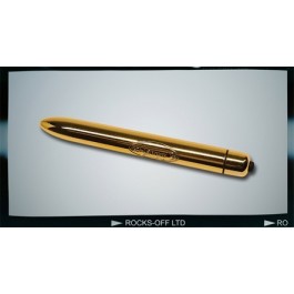 Rocks Off RO 150mm Slimline 10 Speed Gold - Just Orgasmic
