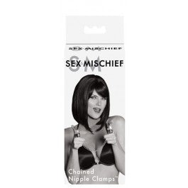 Sex & Mischief Chained Nipple Clamps - Just Orgasmic