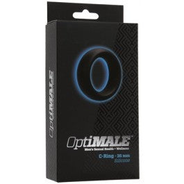 OptiMALE C Ring 35Mm Thick Black - Just Orgasmic