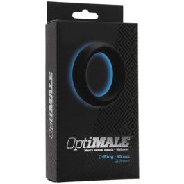 OptiMALE C Ring 45mm Thick Black - Just Orgasmic