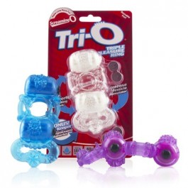 Tri-O Triple Pleasure Ring Single - Just Orgasmic